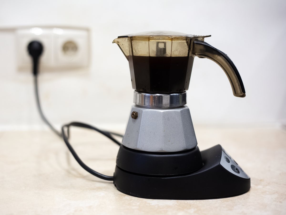 Električno moka lonče - moka pot
