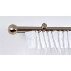 SENSE HOME Fiksna garnišna za zavese kugla fi 20, 240 cm hrom