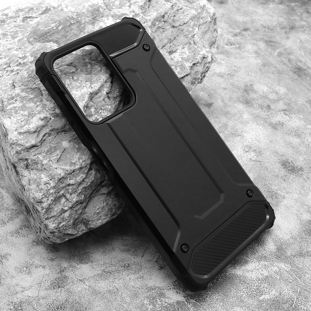 Maska za telefon DEFENDER II za Xiaomi Redmi Note 12 Pro 5G crna