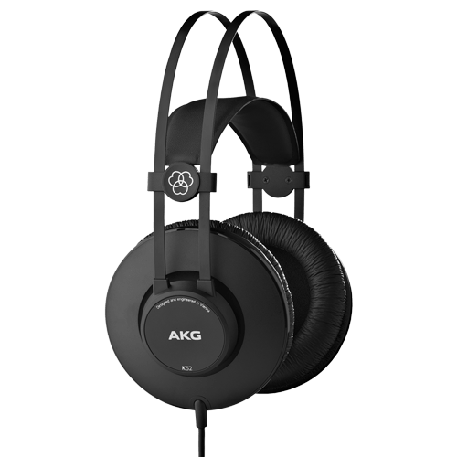 AKG K52 Žične Slušalice Crne