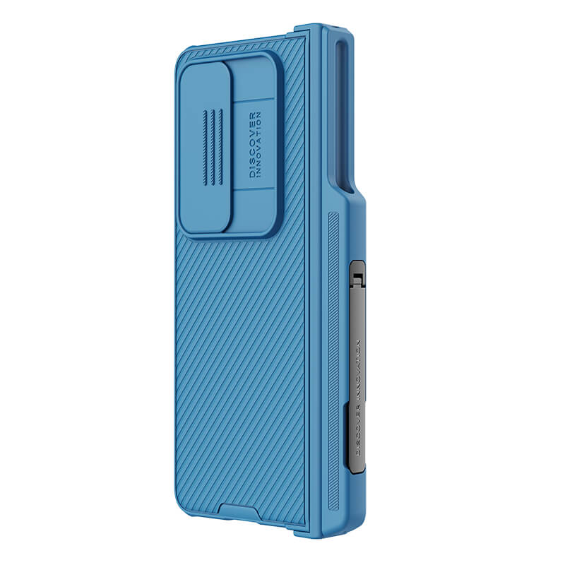 NILLKIN Maska za Samsung Galaki Z Fold 4 5G CamShield Pro (sa otvorom za olovku i postoljem) plava