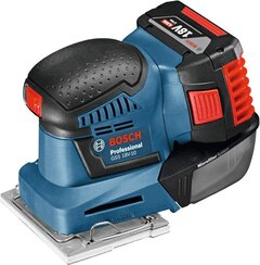 BOSCH Akumulatorska vibraciona brusilica-šlajferica GSS 18V-10 2x5.0Ah 06019D0201