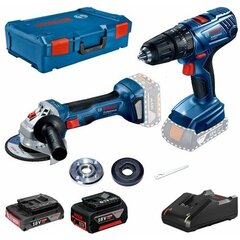 BOSCH Set akumulatorskog alata GWS-180 Li + GSB 180-LI 18V, 1 x 4,0 Ah, 1 x 2,0 Ah + XL L-Boxx, 0615990M36