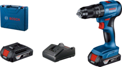 Bosch GSB 185Li Set Akumulatorska bušilica-odvrtač + Kofer + 18V-20  Punjač + Akumulator, GBA 18V 2.0Ah