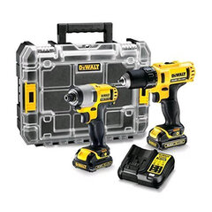 DEWALT Akumulatorska bušilica-odvijač i udarni odvrtač DCK211C2T