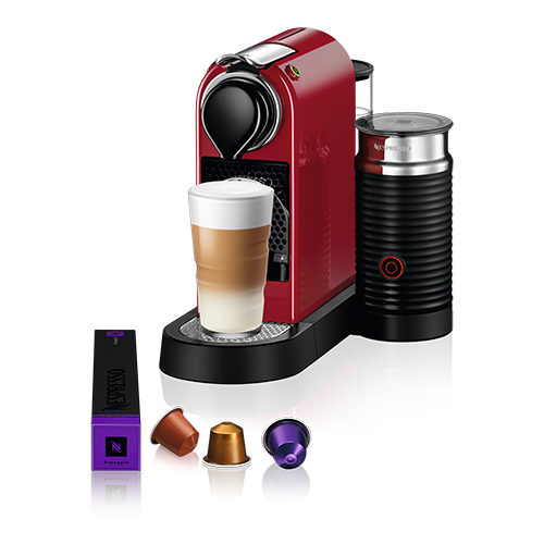 NESPRESSO Aparat za espresso kafu i aparat za pravljenje pene od mleka CITIZ, C123-EUCRNE2-S + Poklon: Nespresso KOD vred. 3.000 RSD