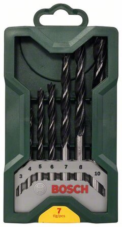 BOSCH Set burgija za drvo Mini X-Line 7/1 2607019580