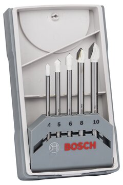 Bosch 5-delni set burgija za pločice CYL-9 Ceramic 2608587169, 4,0; 5,0; 6,0; 8,0; 10,0 mm