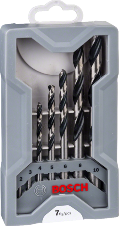 Bosch HSS spiralna burgija PointTeQ 7-delni Mini X-Line set 2608577347