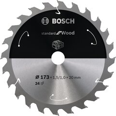 Bosch Standard za drvo list kružne testere za akumulatorske testere 173x1,5/1,0x20 T24 2608837690