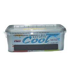 COOL Akrilna boja za zidove 2.5 L crna