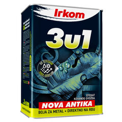 IRKOM Antika plava farba za metal 1kg 3u1