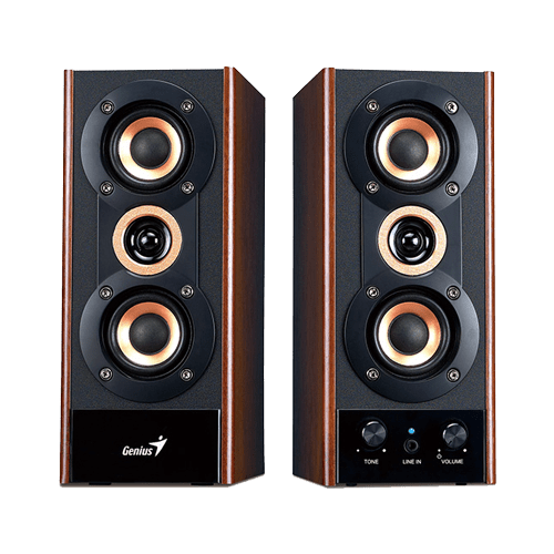 GENIUS zvučnici SP-HF800A 2.0 (Braon/Crni)