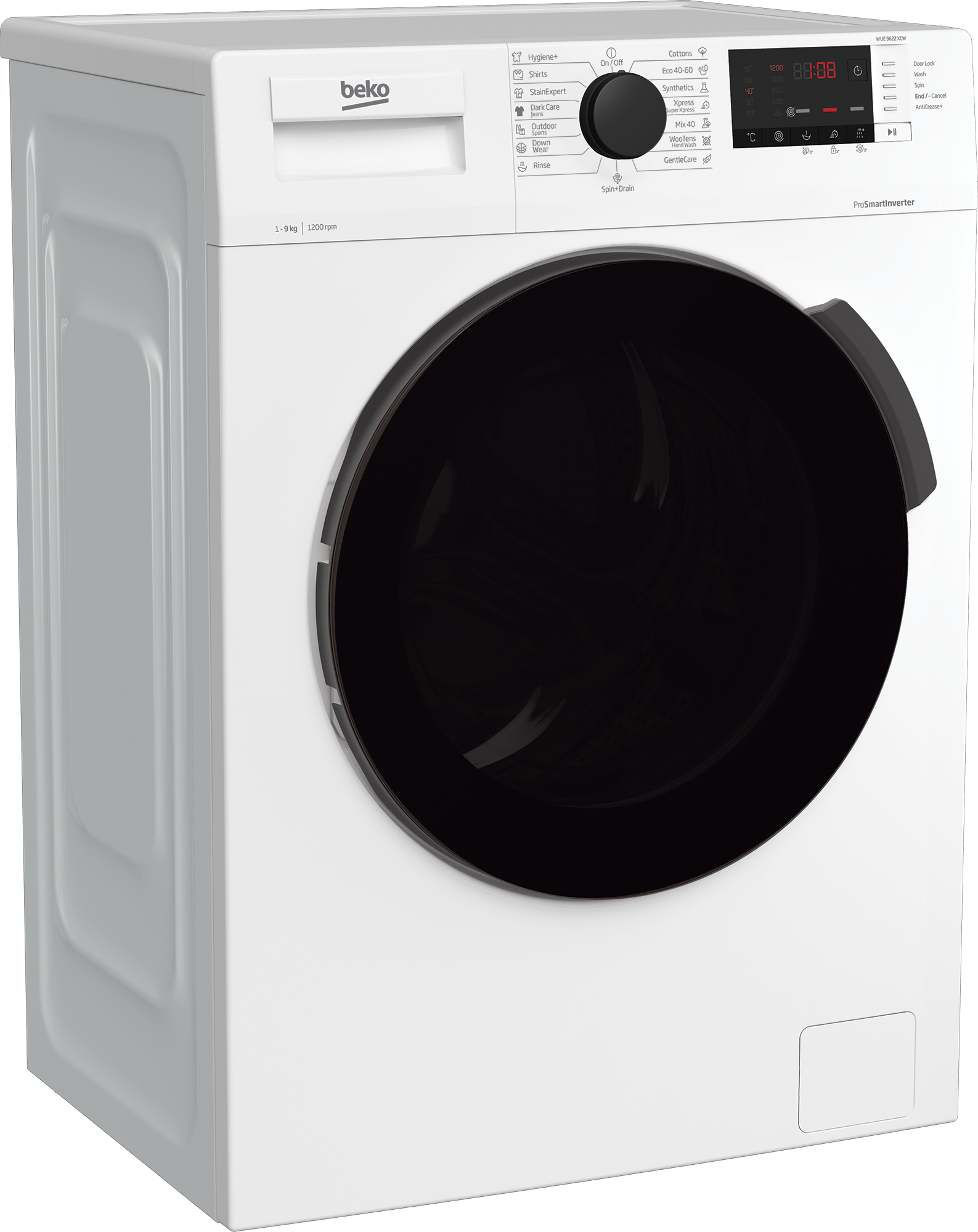 Beko WUE 9622 XCW Mašina za pranje veša, 9 kg, 1200 rpm, ProSmart