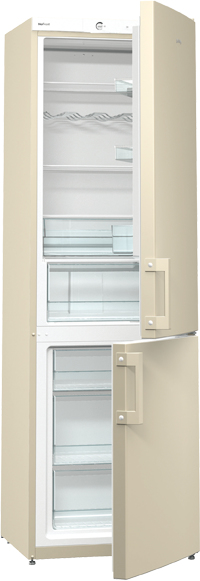 Gorenje RK 6192 EC kombinovani frižider i zamrzivač Samostojeće 324 L Krem