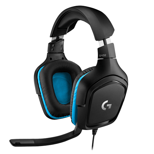Logitech G432 Gaming Slušalice Crne/Plave