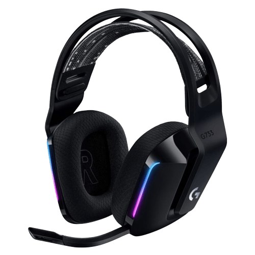 Logitech G733 LIGHTSPEED WIRELESS RGB Gaming Slušalice Crne