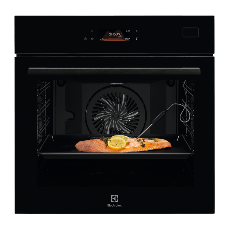 Electrolux Serie 800 Steam Boost Combined EOB8S39Z Ugradna parna rerna sa ventilatorom, Crna