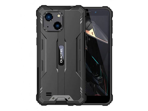 OUKITEL Smart phone 4G/Rugged IP68 & IP69K/Helio22/Octa-Core/5.93" HD /64GB/4GB/20MP+ 5MP/6300mAh/And12 crni