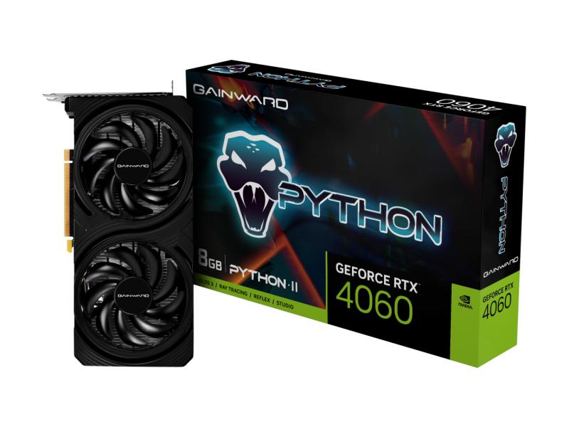 Gainward GeForce RTX 4060 Python II 8GB GDDR6 128bit NE64060019P1-1070V