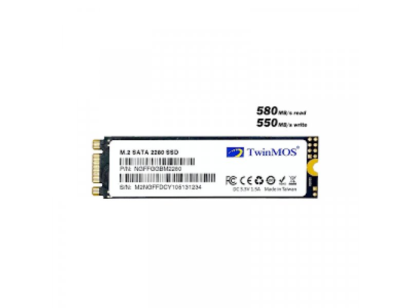 TwinMOS SSD M.2 256GB   580MBs/550MBs NGFFEGBM2280