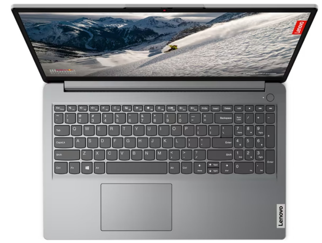 LENOVO Laptop IdeaPad 1 15AMN7 DOS/15.6"FHD/Athlon Silver 7120U/4GB/256GB SSD/AMD Radeon/SRB svetlosivi