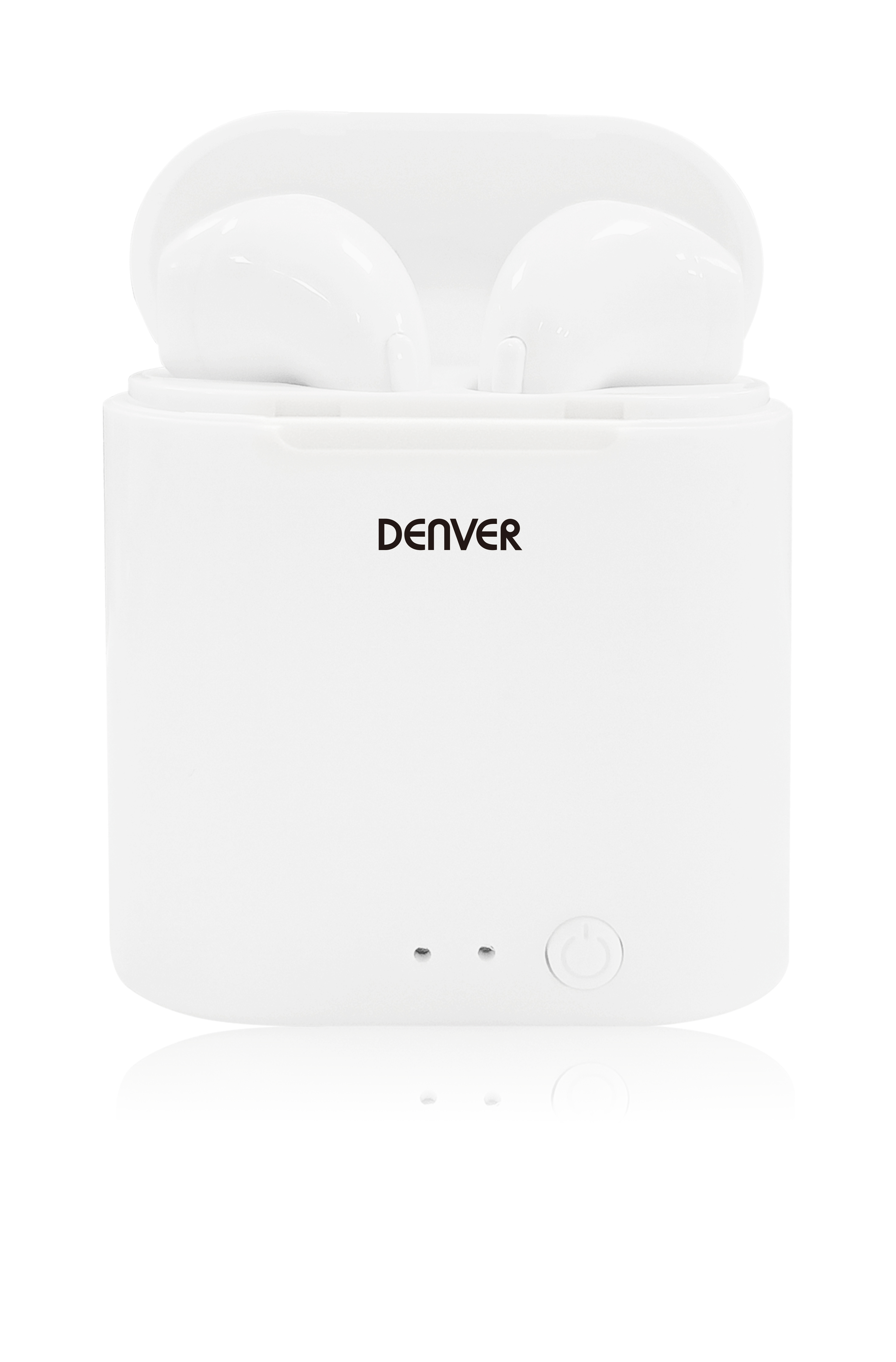 Denver TWE-36MK3 Slušalice sa mikrofonom, Bluetooth, Bele