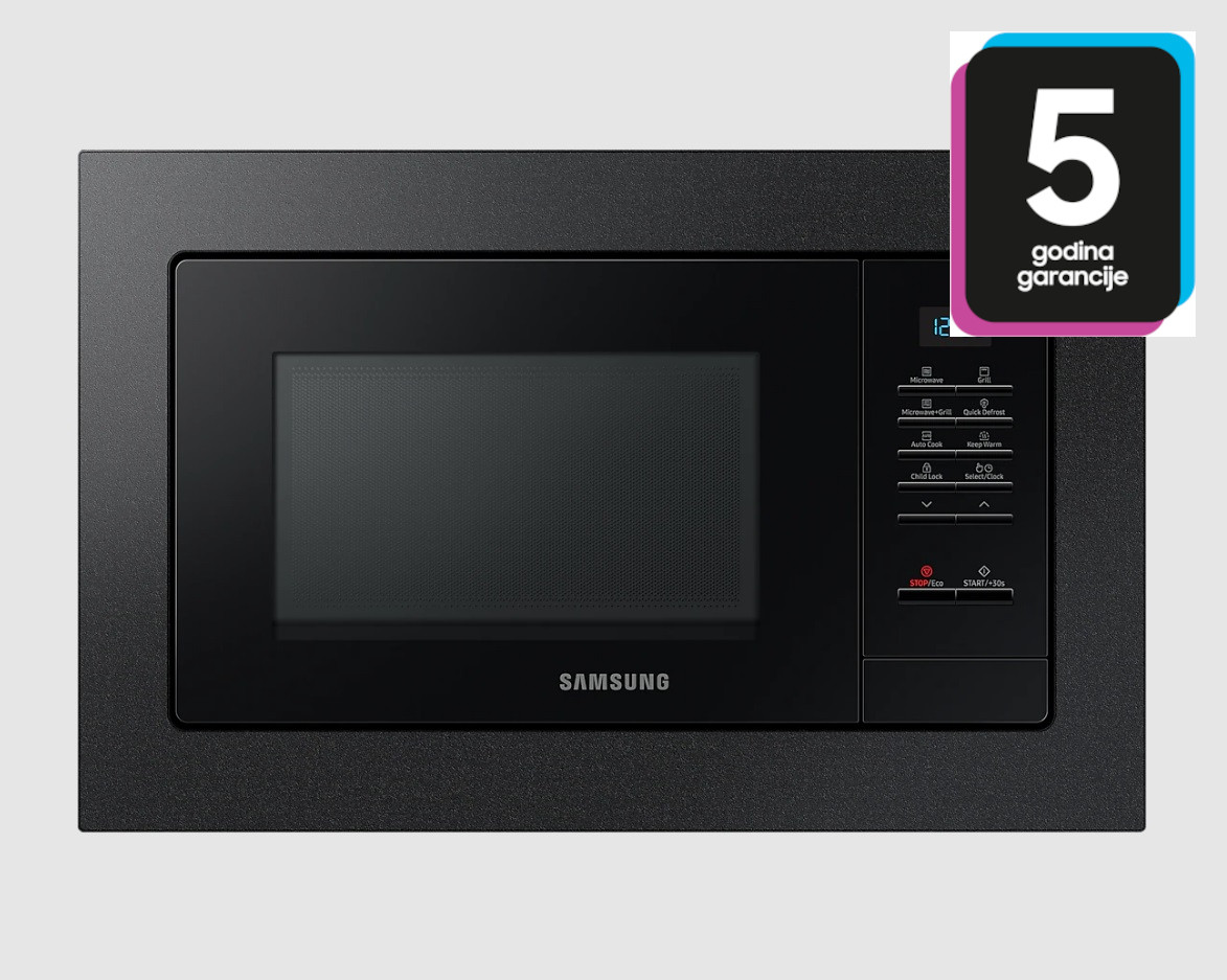 SAMSUNG Ugradna mikrotalasna MG23A7013CB/OL crna