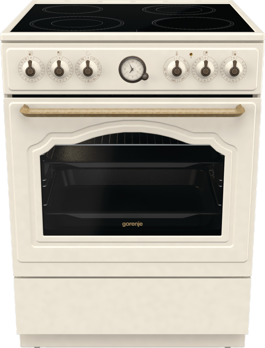 Gorenje GECS6B70CLI Classico Električni šporet, 71 l, 10.2 kW, Bež