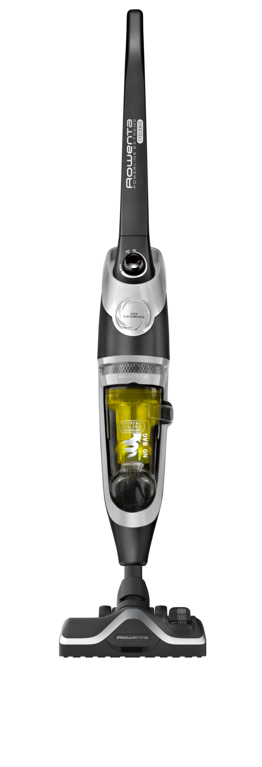 Rowenta Powerline Extreme RH8165WA štapni usisivač i električna metla Bez kesa 0,9 L 750 W Crno, Srebrno, Žuto