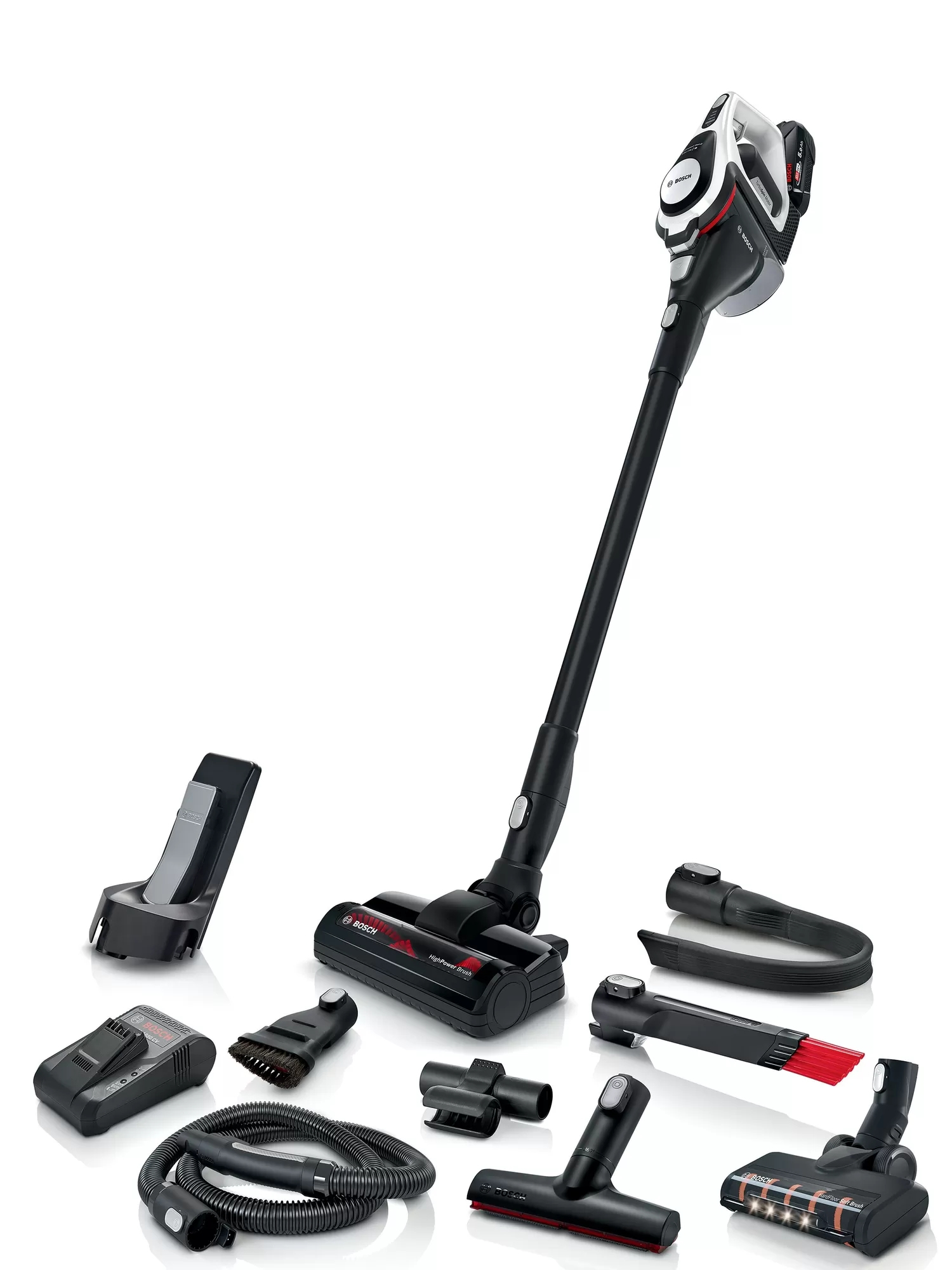 Bosch Serie 8 BSS825ALL štapni usisivač i električna metla Bez kesa Crno, Belo
