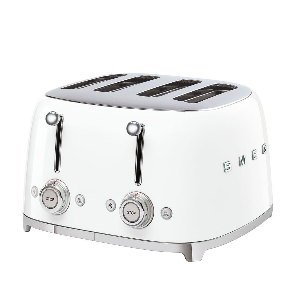 Smeg TSF03WHUK toster 4 kriške 2000 W Belo