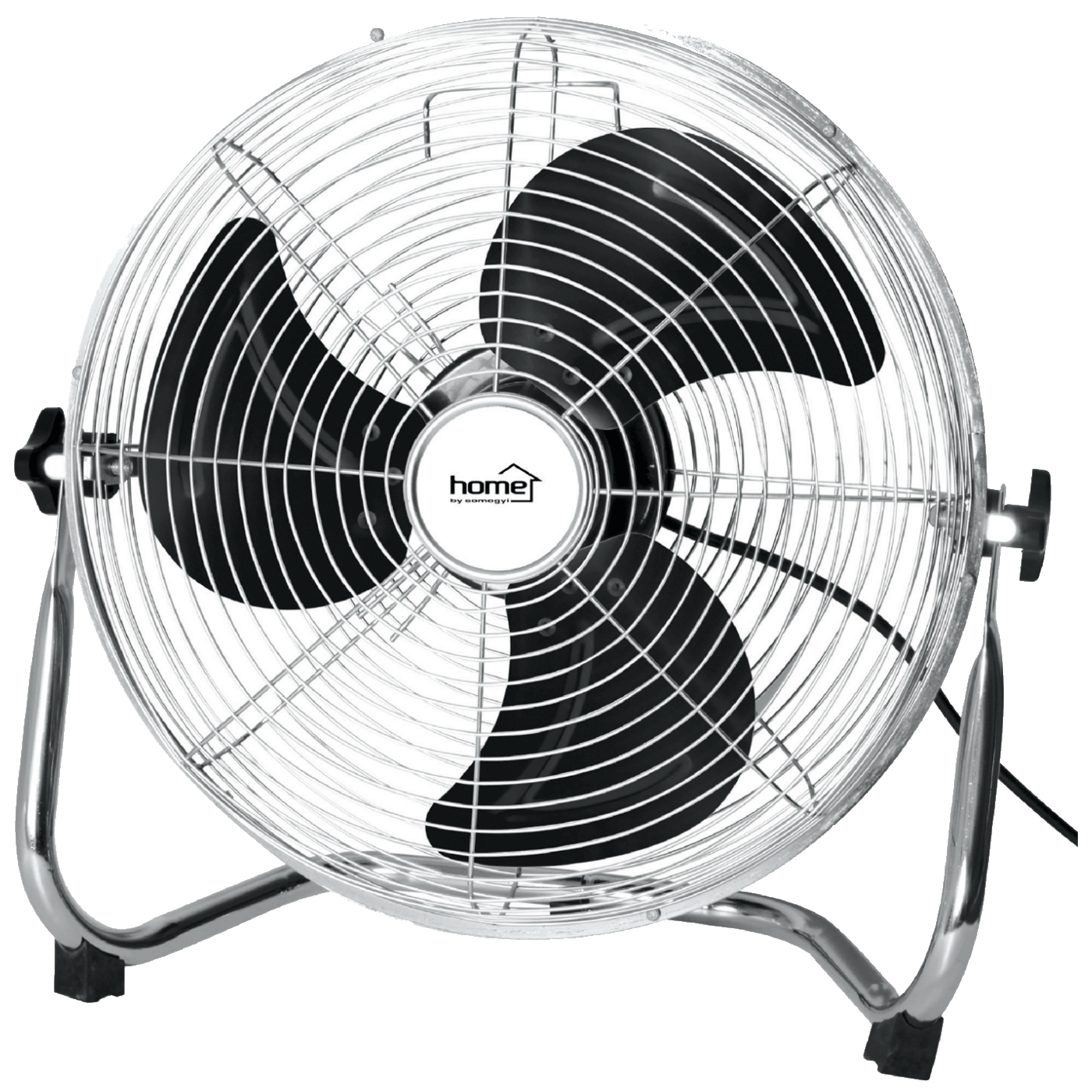 HOME Podni ventilator 35cm 60W sivi