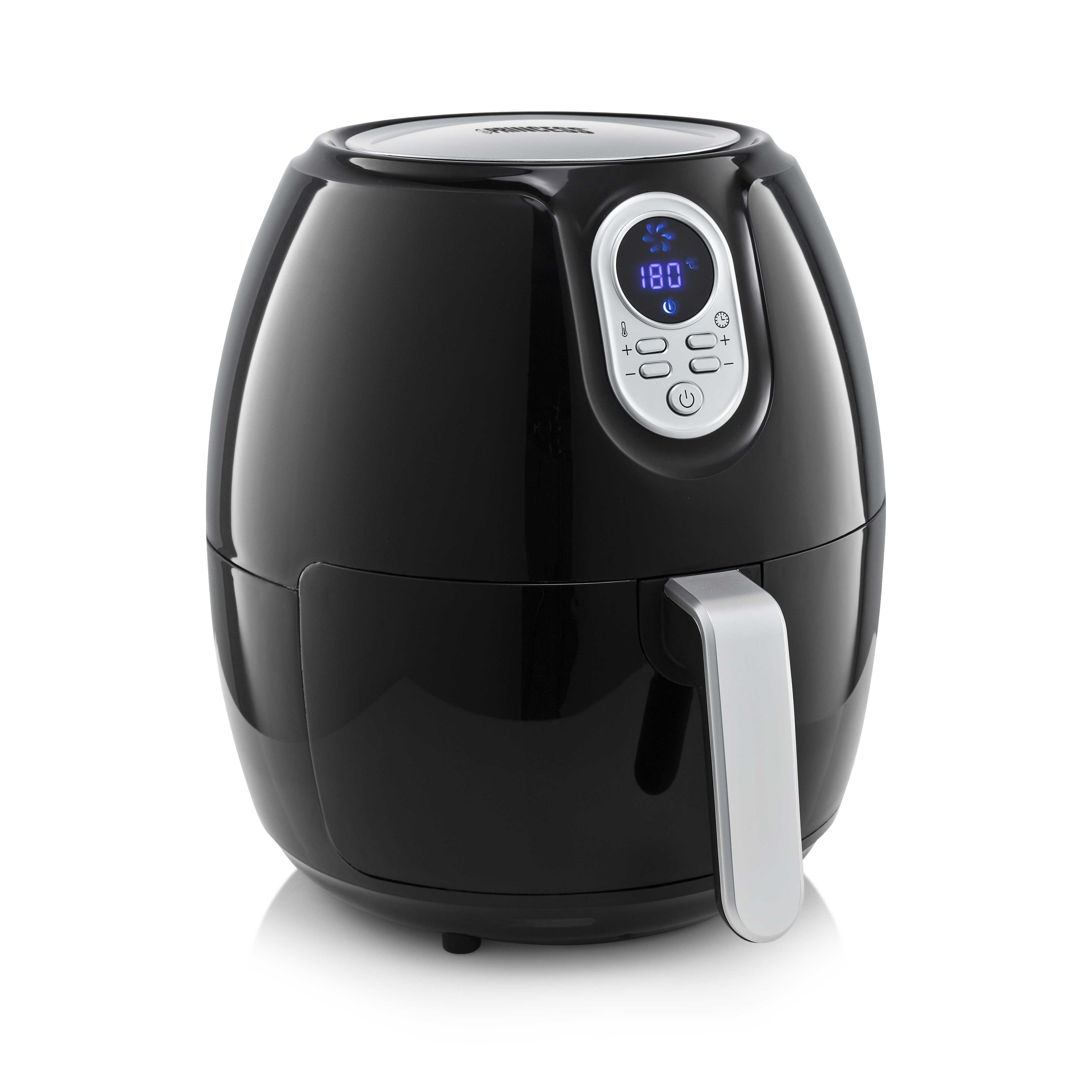 Princess 182022 Jedan 4,5 L Samostalno 1500 W Friteza na vruć vazduh Crno, Srebrno