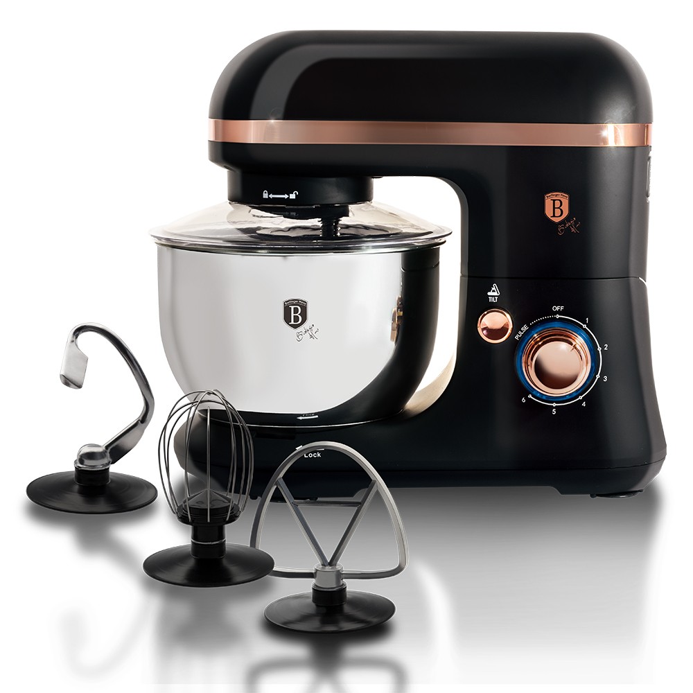 BERLINGER HAUS Mikser sa posudom Black Rose Collection 1300W