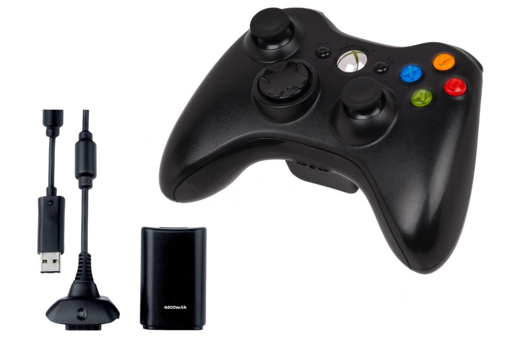 Džojstik Microsoft Xbox 360 + komplet za punjenje baterije