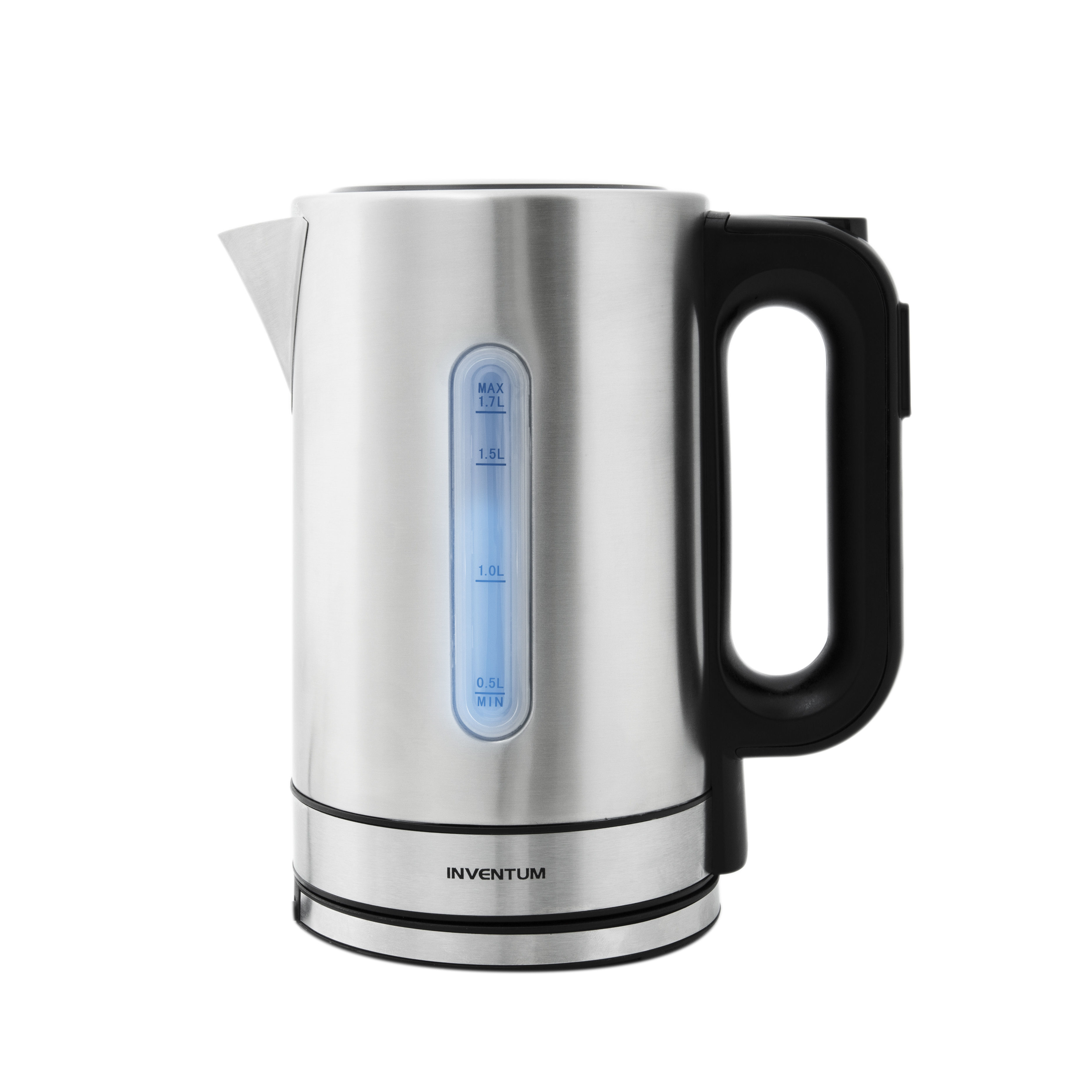 Inventum HW817D kuvalo za vodu 1,7 L 2200 W Crno, Nerđajuči čelik