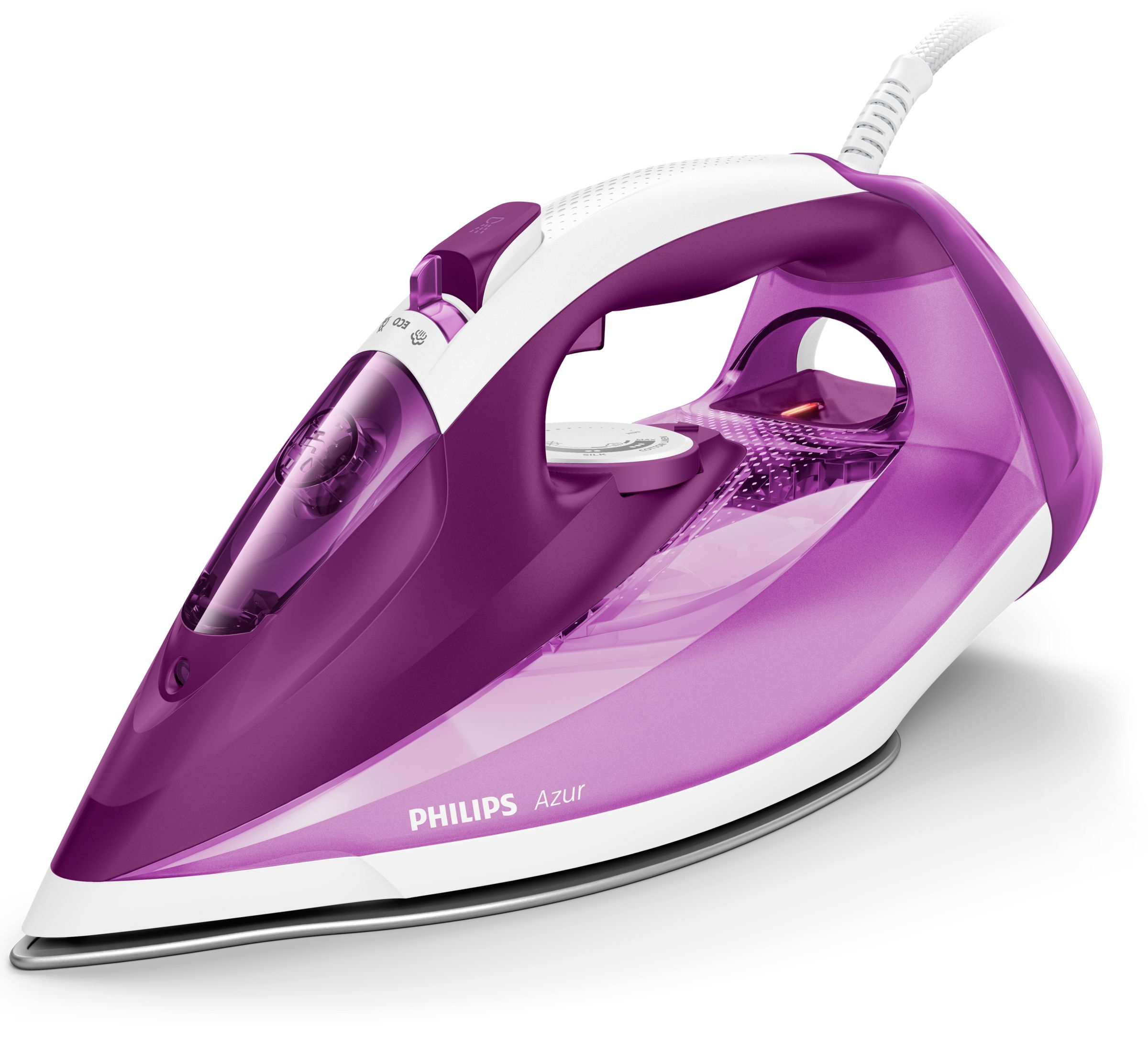 Philips Azur GC4543/30 pegla Pegla na paru Grejna ploča SteamGlide 2500 W Crno, Žuto