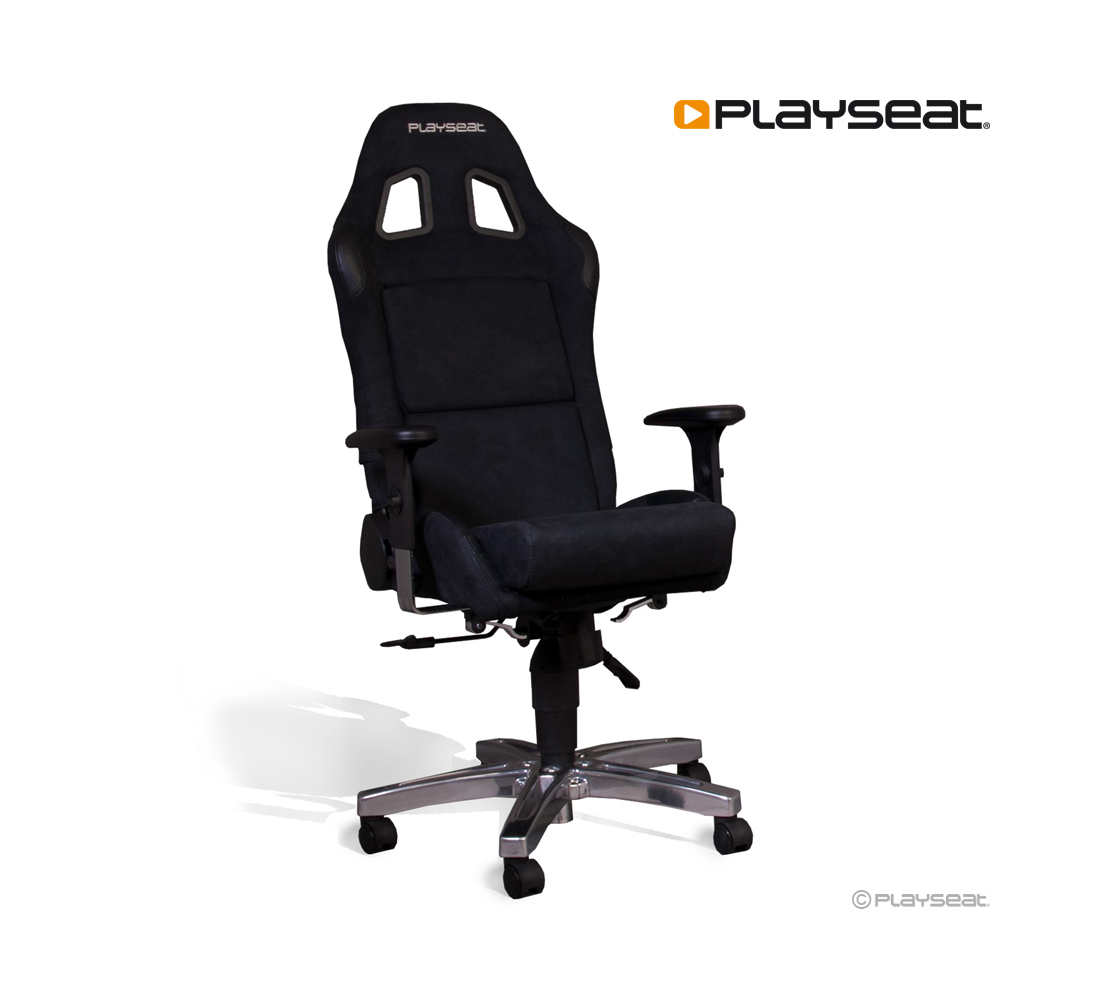 Playseat Office Chair Alcantara Univerzalna gejmerska stolica Tapacirano sedište Crno