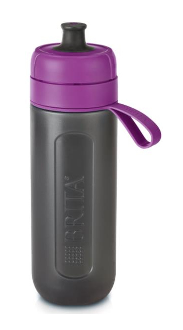 Brita 072278 filter za vodu Flaša za filtriranje vode 0,6 L Crno, Ljubičasto