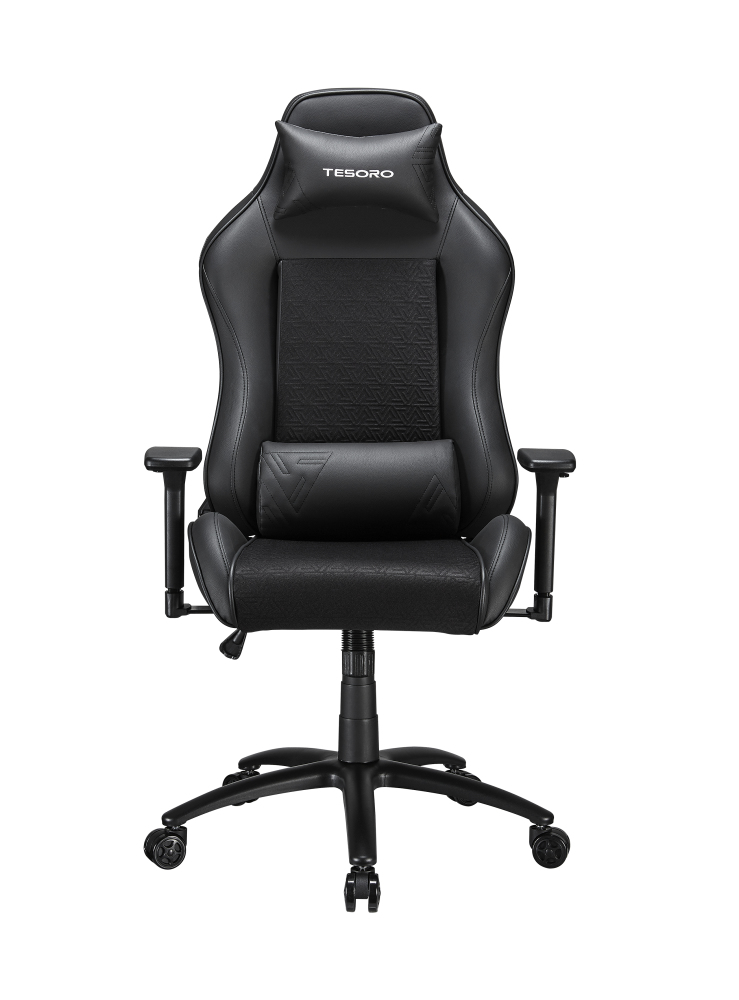Tesoro ALPHAEON S2 Univerzalna gejmerska stolica Mrežasto sedište Crno