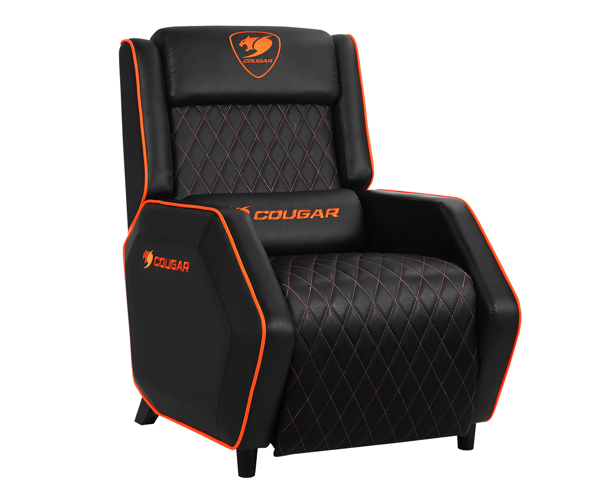 COUGAR Gaming Sofa Ranger Fotelja za video igre Tapacirano trakasto sedište Crno