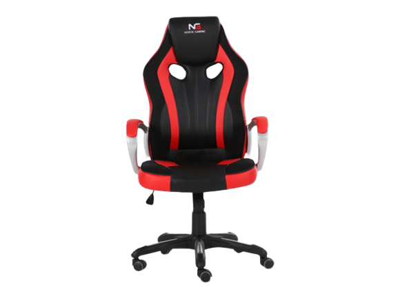 Nordic Gaming Challenger Univerzalna gejmerska stolica Tapacirano sedište Crno, Crveno