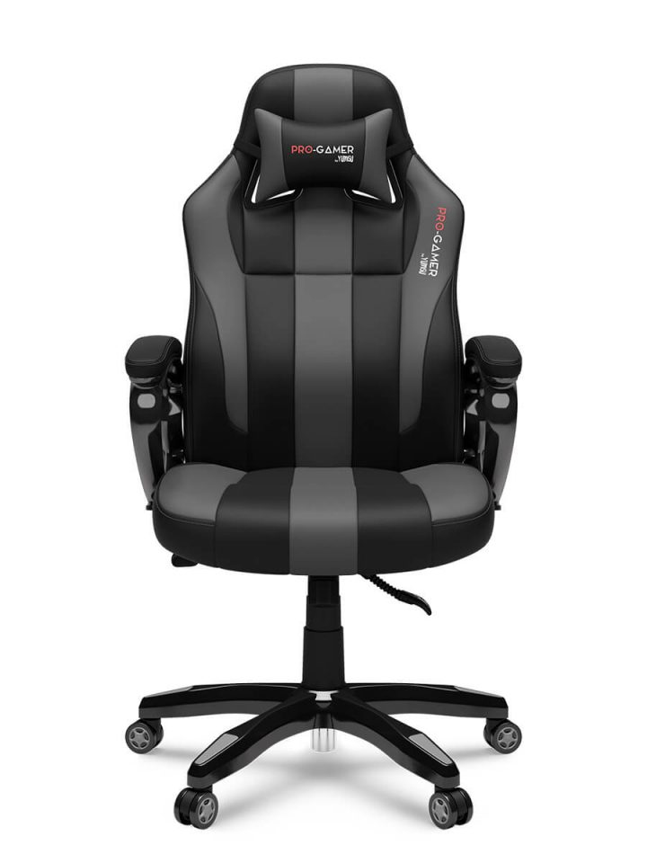 PRO-GAMER DAYTONA Fotelja za video igre Tapacirano sedište Crno, Sivo