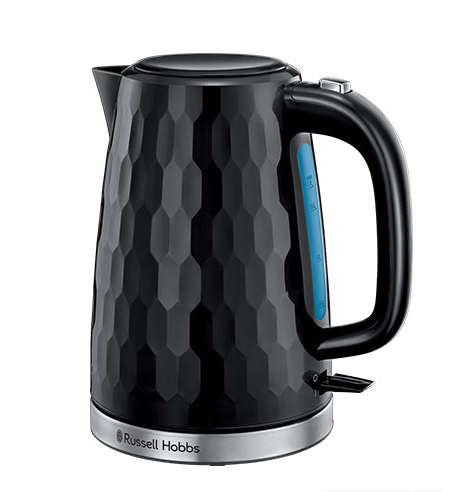 Russell Hobbs Honeycomb Black Kettle kuvalo za vodu 1,7 L 2400 W Crno