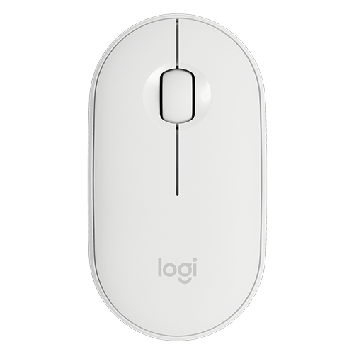 Logitech Pebble M350 Beli Bežični miš