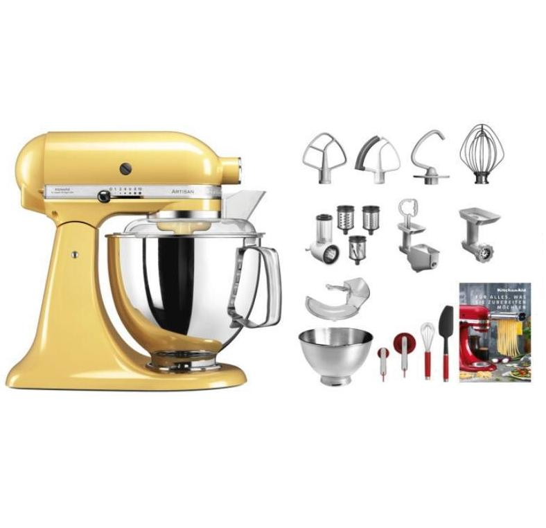 KitchenAid Jubi-Set KSM200 Swiss Edition multipraktik 300 W 4,8 L Žuto