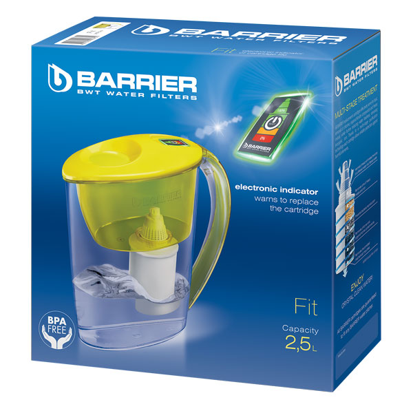 BARRIER Bokal za filtriranje vode Fit Opti-Light, Kapacitet 2.5l