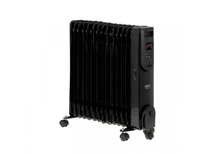 CAMRY CR7820 Uljani radijator 2500W, 15 rebara led displej+tajmer+daljinski Crni