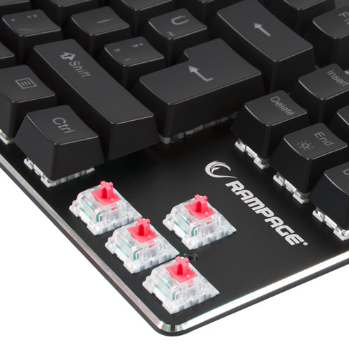 Rampage KB-RMW23 SCOUT Bežična gaming tastatura (Crna)
